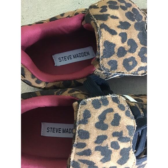 Steve Madden Women leopard print Retro Low top Sneakers Sz. 10 NIB - Picture 9 of 10